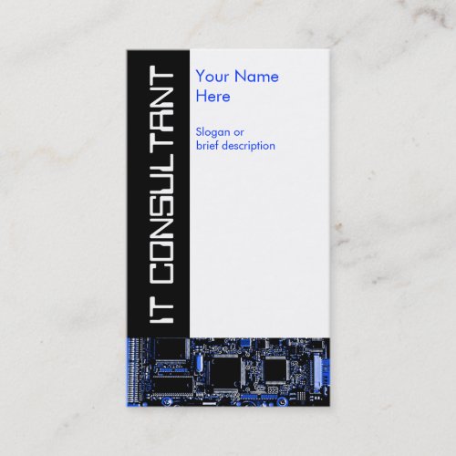 Circuit Blue 2 IT Consultant business card
