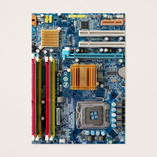 Circuit board business card templates