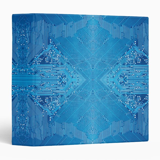 Circuit board 3 ring binder (Front/Spine)