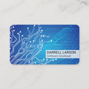 Circuit Board   AI Technology   Engineer  Business Card