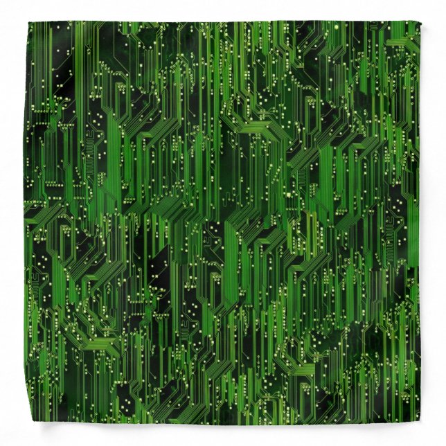 Circuit board background bandana (Front)