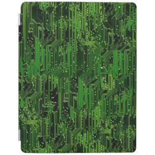 Circuit board background iPad smart cover