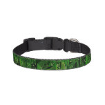 Circuit board background pet collar