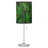 Circuit board background table lamp (Left)