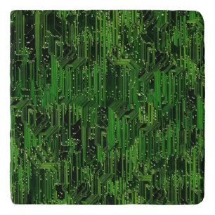 Circuit board background trivet