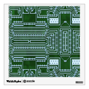 Circuit Board Background Wall Decal