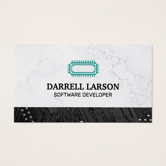 Circuit Board Black | Technology Microchip (Front)