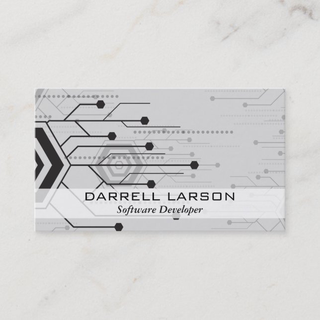 Circuit Board Business Card (Front)