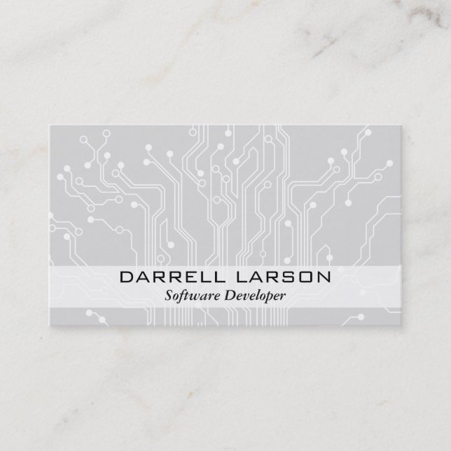 Circuit Board Business Card (Front)