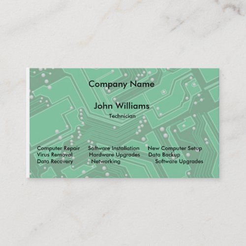 Circuit Board Business Card