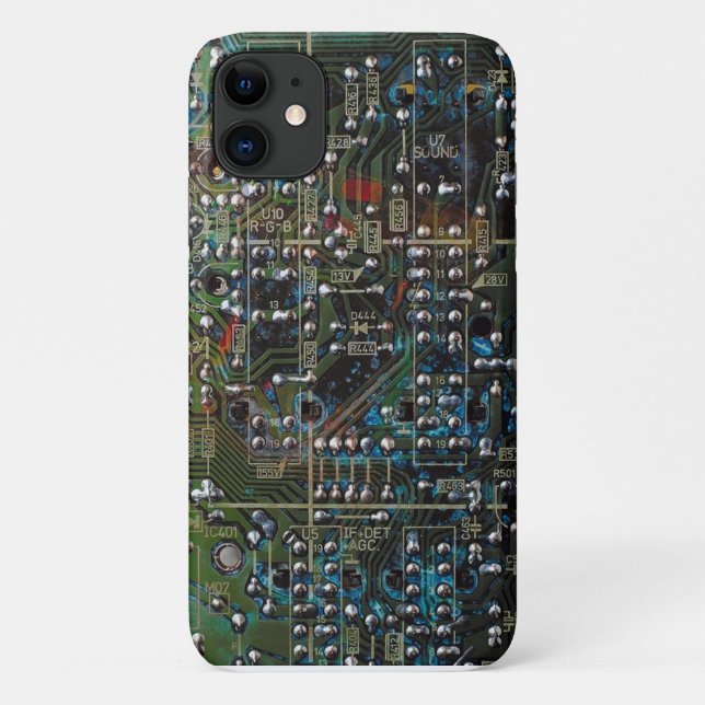 Circuit Board Case-Mate iPhone Case (Back)