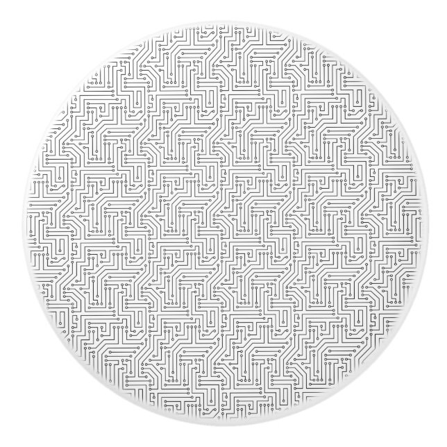 Circuit Board Ceramic Knob (Front)