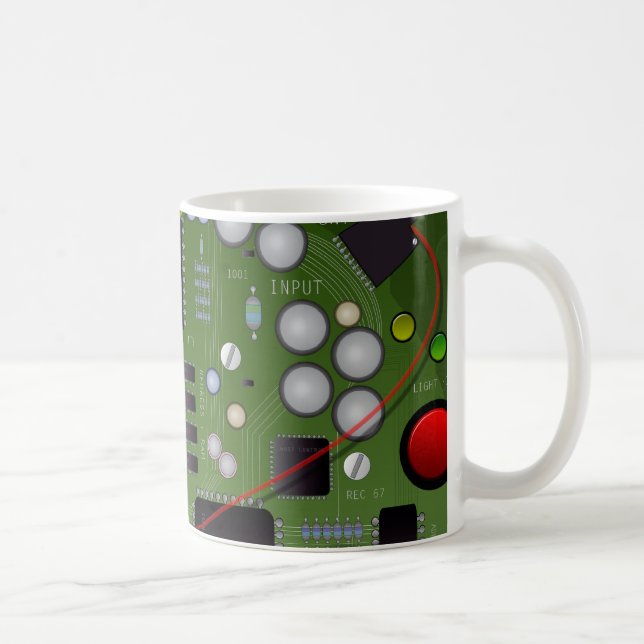 Circuit Board Coffee Mug (Right)