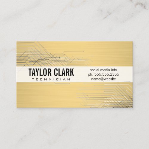 Circuit Board Component Technician Variation Business Card