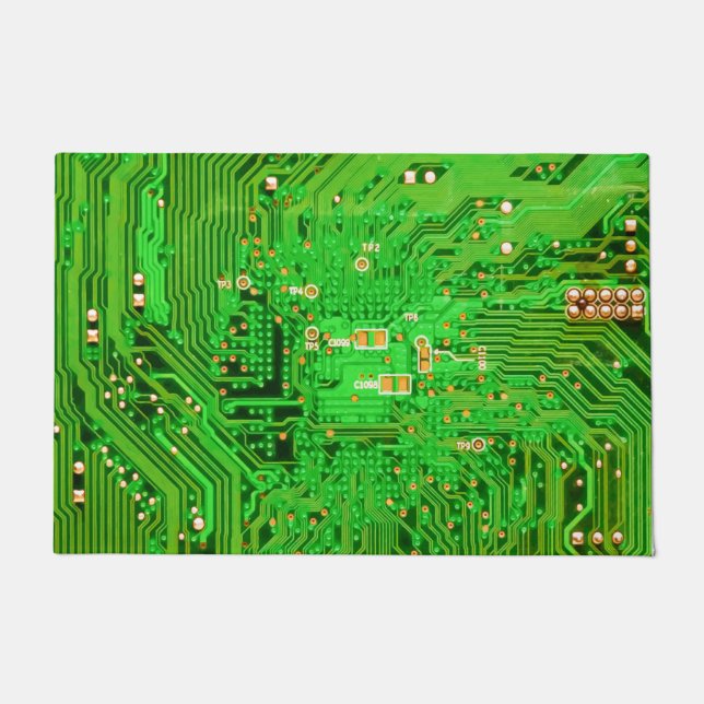 Circuit Board Design Doormat (Front)