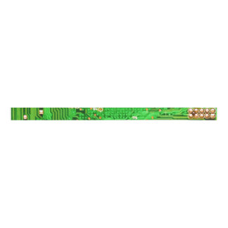 Circuit Board Design Grosgrain Ribbon