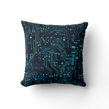 Circuit Board design illustration Cushion