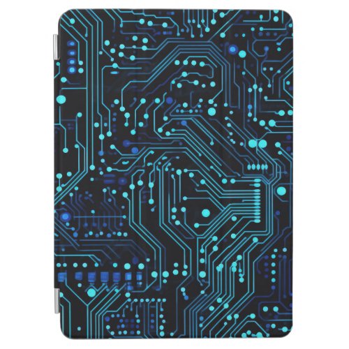 Circuit Board design illustration Cushion iPad Air Cover