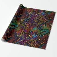 Circuit Board design illustration Cushion