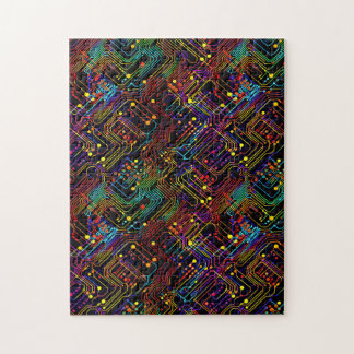 Circuit Board design illustration Jigsaw Puzzle