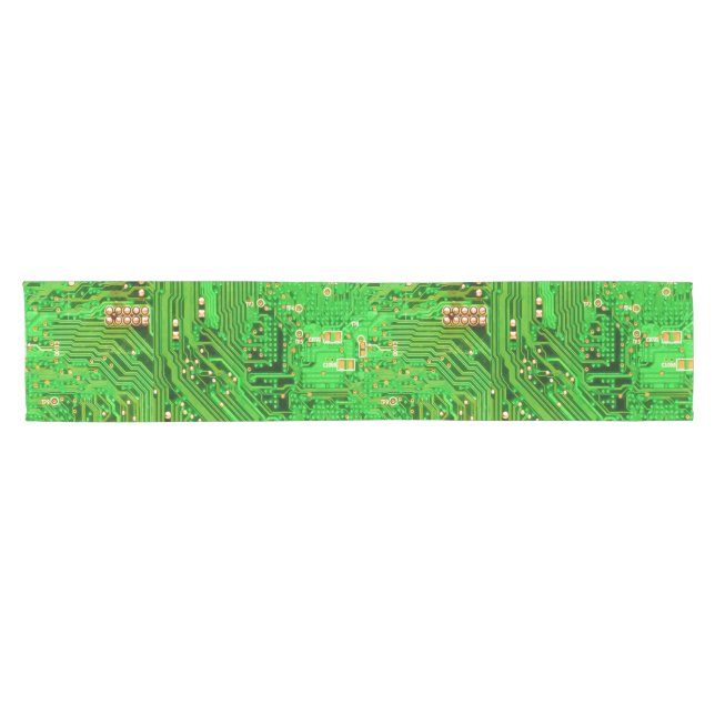 Circuit Board Design Short Table Runner (Horizontal)