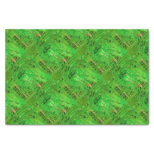 Circuit Board Design Tissue Paper