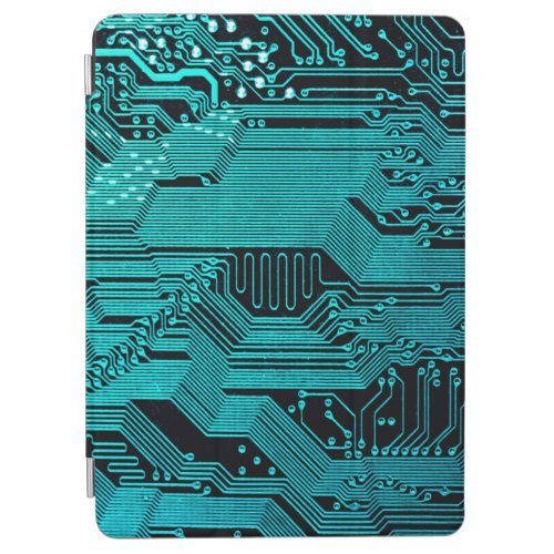 Circuit board Electronic computer hardware techno iPad Air Cover