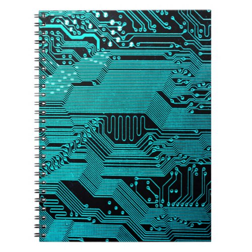 Circuit board Electronic computer hardware techno Notebook