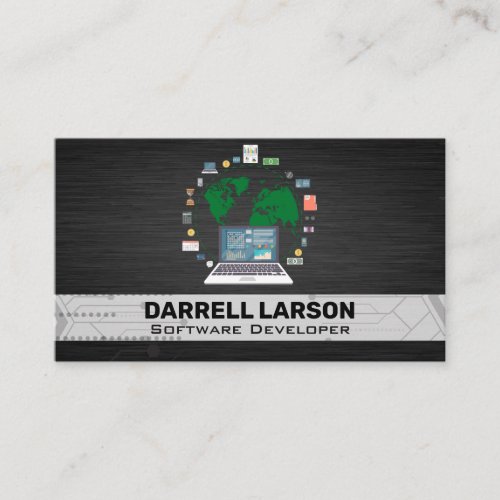 Circuit Board  Engineer  Computer Business Card