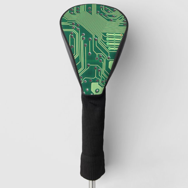 Circuit Board Golf Head Cover (Front)