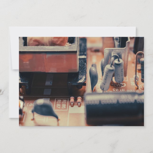 circuit board holiday card (Front)