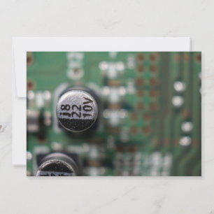 circuit board holiday card