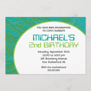 Circuit Board Invitation