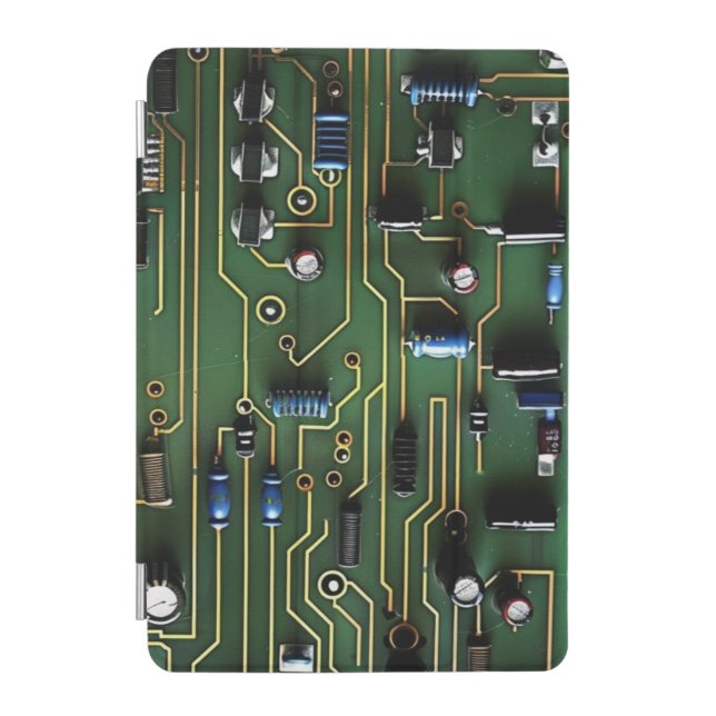 Circuit Board iPad Mini Cover (Front)