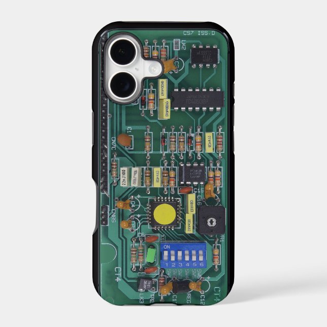 Circuit Board Iphone Case (Back)