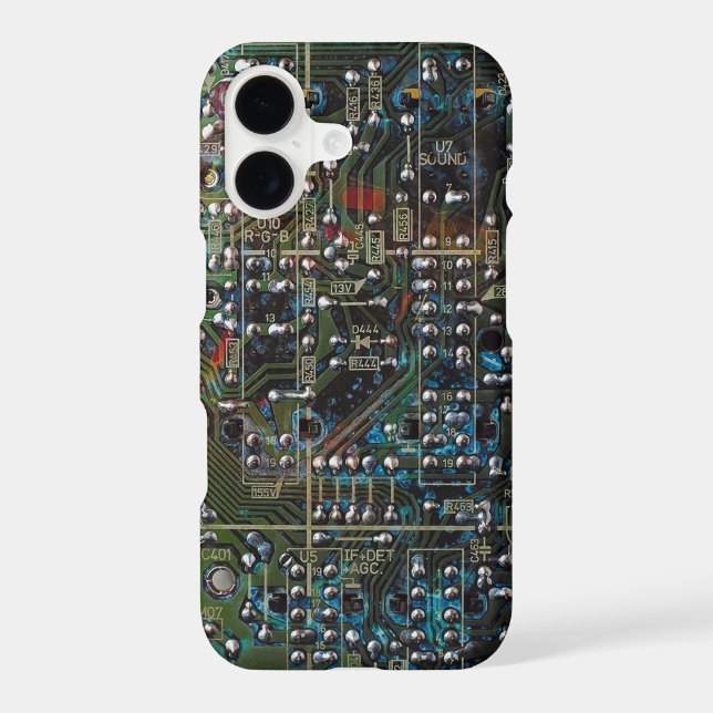 Circuit Board Iphone Case (Back)