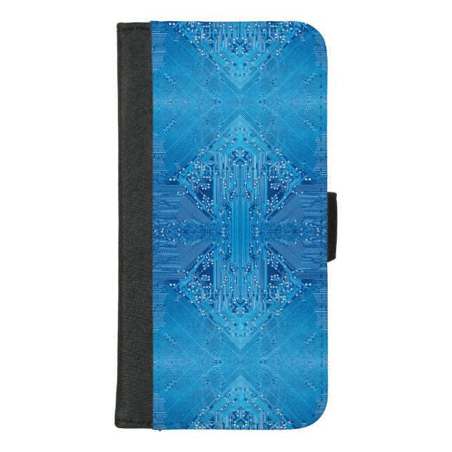 Circuit board iPhone wallet case (Front)