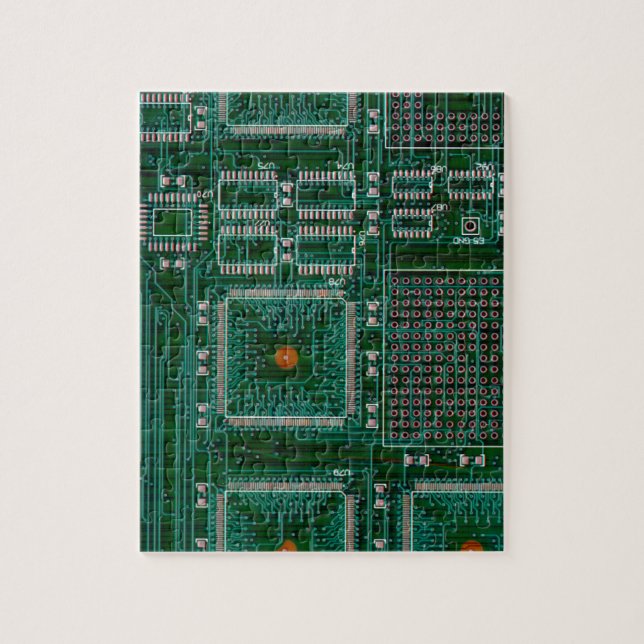 Circuit Board Jigsaw Puzzle (Vertical)