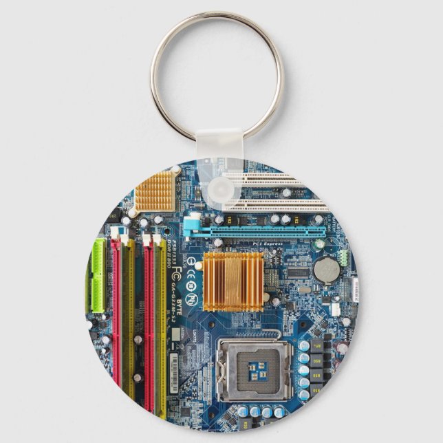 Circuit board keychain (Front)