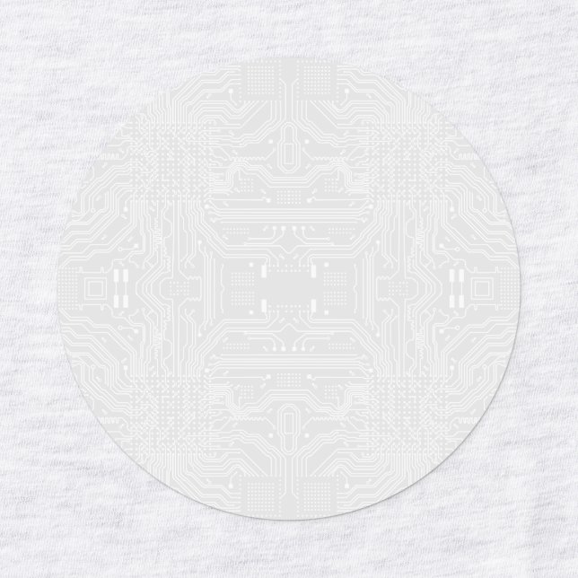Circuit board kids' labels (Design 1)