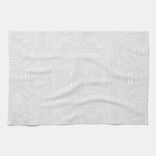 Circuit board kitchen towel (Horizontal)