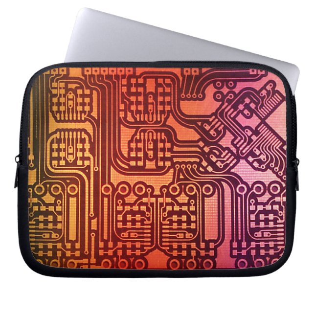 Circuit Board Laptop Sleeve (Front)