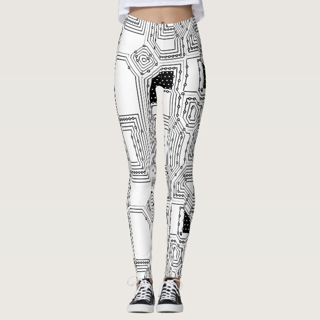 circuit board leggings (Front)