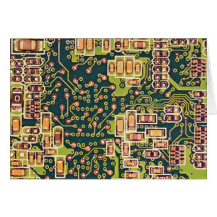 Circuit Board Macro Photo Cards