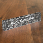 Circuit Board Nameplate<br><div class="desc">A close up photograph of an integrated circuit board.</div>