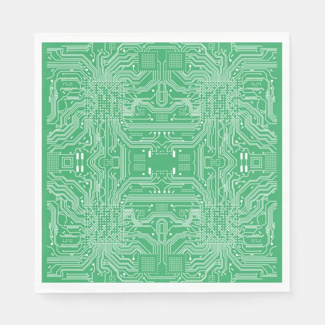 Circuit board napkins (Front)