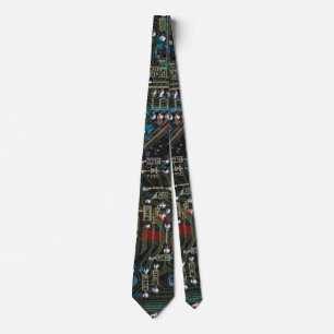 Circuit Board Neck Tie