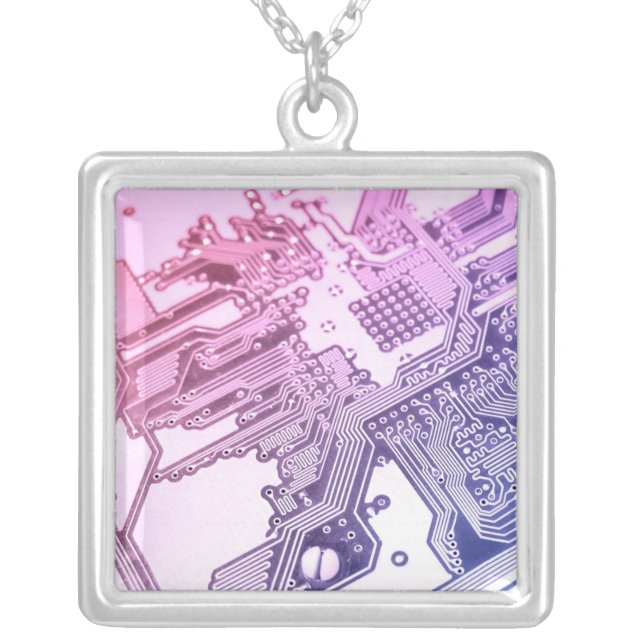 Circuit Board Necklace (Front)