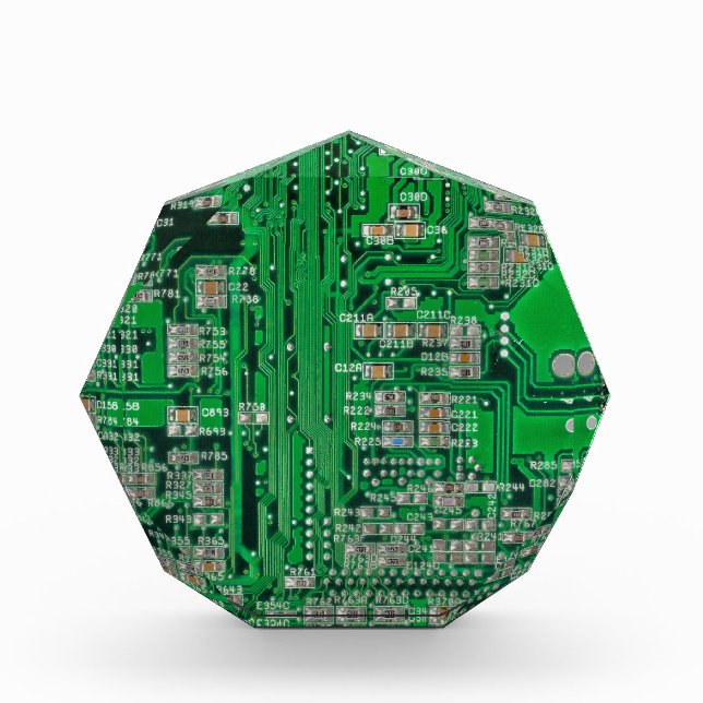 Circuit Board Painting Acrylic Award (Front)