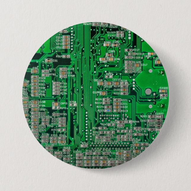 Circuit Board Painting Button (Front)